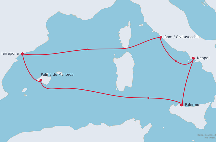 Impression zu Winter 2026/27 - Mein Schiff Flow - Italiens Sonnenseiten