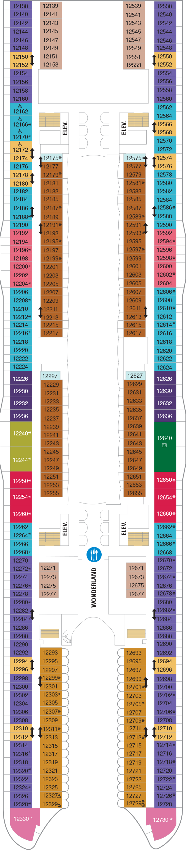 Harmony of the Seas - Royal Caribbean International - Deck 12