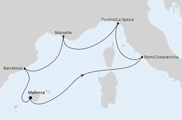 Impression zu AIDA Frühlingsstart - AIDAbella oder AIDAcosma - Mittelmeer