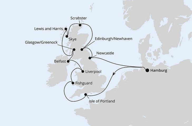 Impression zu Sommer 2026 - AIDAluna - Großbritannien