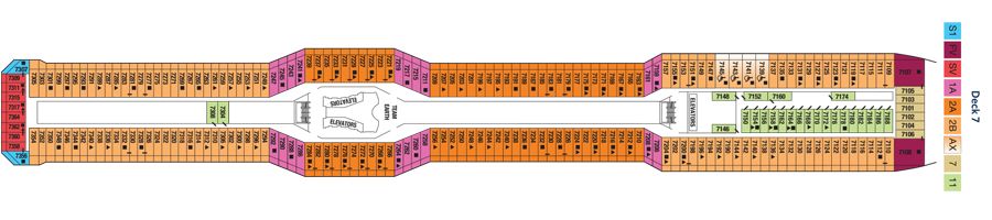 Celebrity Solstice - Celebrity Cruises - DECK 7