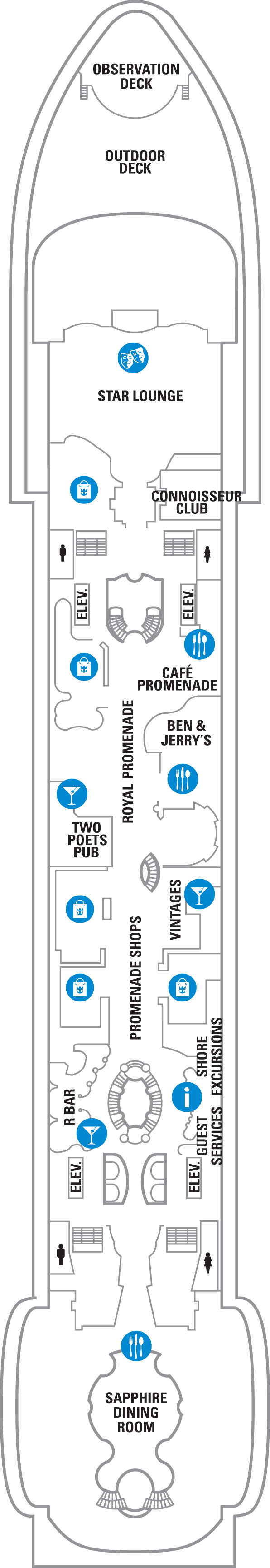 Navigator of the Seas - Royal Caribbean International - Deck 5