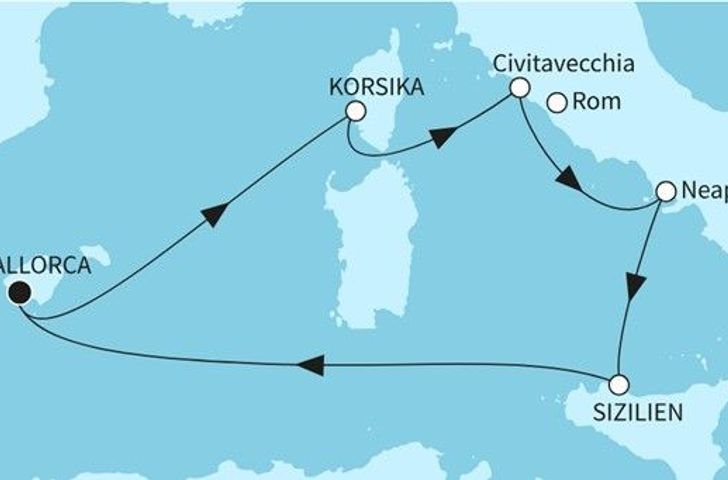 Impression zu Winter 2026/27 - Mein Schiff 4 - Frühlingserwachen im Mittelmeer