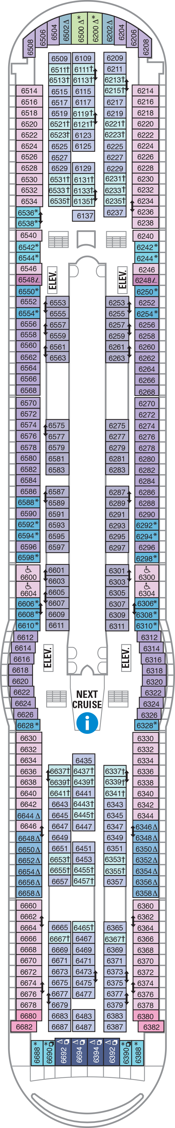 Navigator of the Seas - Royal Caribbean International - Deck 6