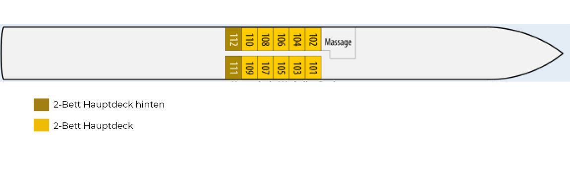 CHARLES DICKENS - Ohne Reederei - HAUPTDECK / NICKELBY-DECK