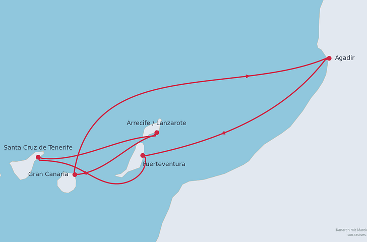 Impression zu Mein Schiff Wochenendangebot - Mein Schiff Relax - Kanaren mit Marokko Festtagsreise