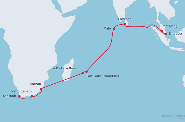 Impression zu Winter 2027/28 - Mein Schiff 6 - Indischer Ozean mit Mauritius