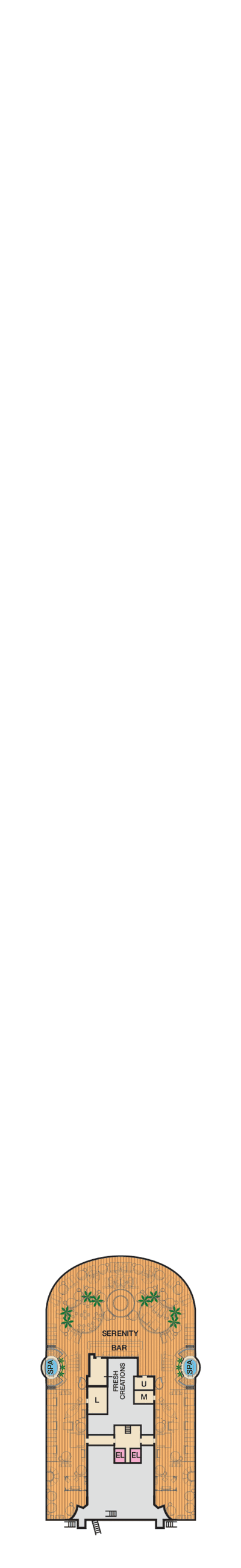 Carnival Horizon - Carnival Cruise Line - Deck 15 (Serenity)