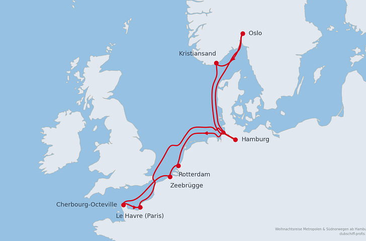 Impression zu AIDA Winter 2027/2028 - AIDAnova - Weihnachtsreise Metropolen & Südnorwegen