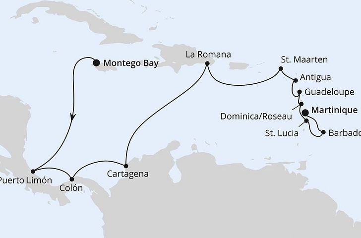 Impression zu AIDA Last Minute - AIDAblu oder AIDAsol - Karibik & Mittelamerika