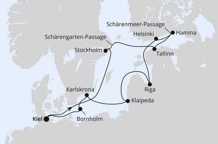 Impression zu Sommer 2027 - AIDAbella - Schärengärten der Ostsee