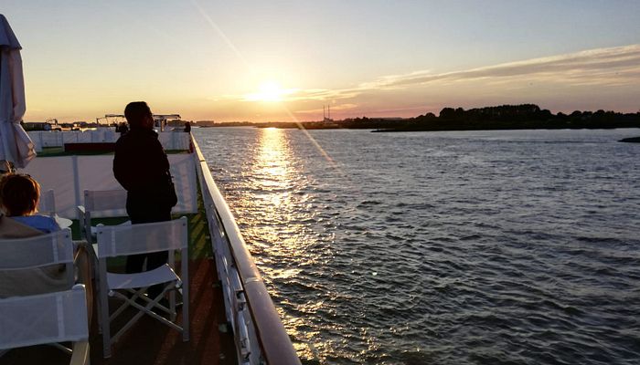 A-ROSA Aqua Sonnenuntergang