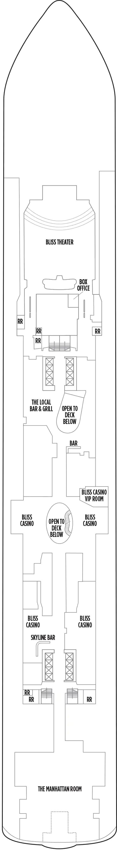 Norwegian Bliss - Norwegian Cruise Line - Deck 7 (Deck 7)