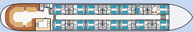 MARE FAN FRYSLÂN - Ohne Reederei - UNTERDECK
