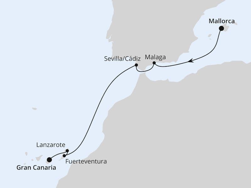 Andalusien & Kanaren ab Mallorca