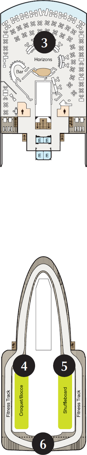 MS Marina - Oceania Cruises - Deck 15 (Deck 15)