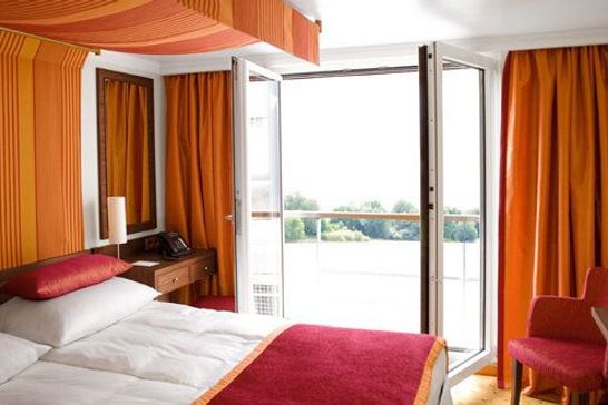 A-ROSA BRAVA - A-ROSA - 2-Bett-Außenkabine mit französischem Balkon, Kategorie C (C)