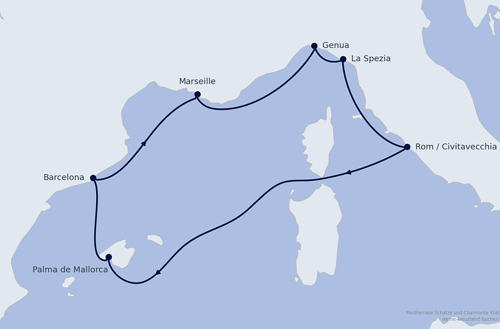 Impression zu MSC Yacht Club Sommer 2027 - MSC World Europa - Mediterrane Schätze