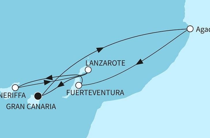 Impression zu Festtagsreisen 2026/27 - Mein Schiff Relax - Kanaren, Madeira & Marokko