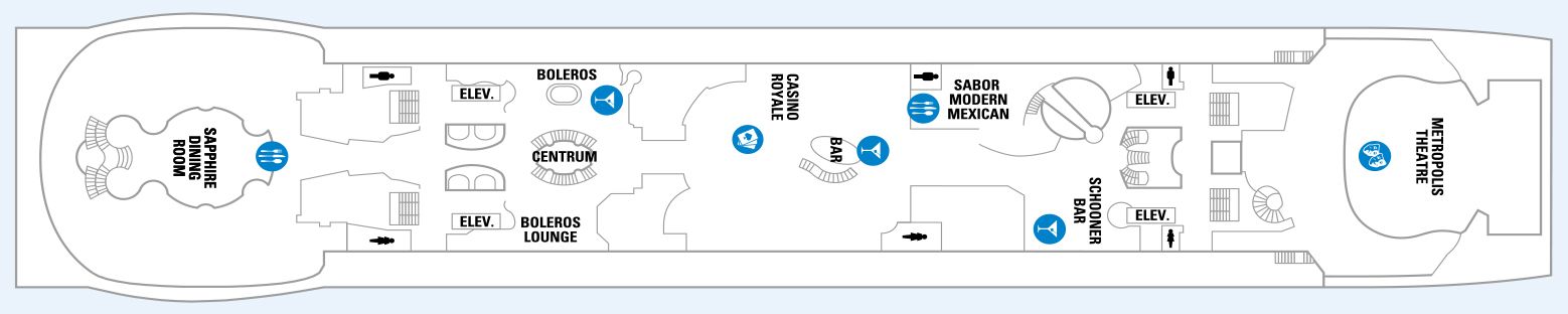 Voyager of the Seas - Royal Caribbean International - DECK 4