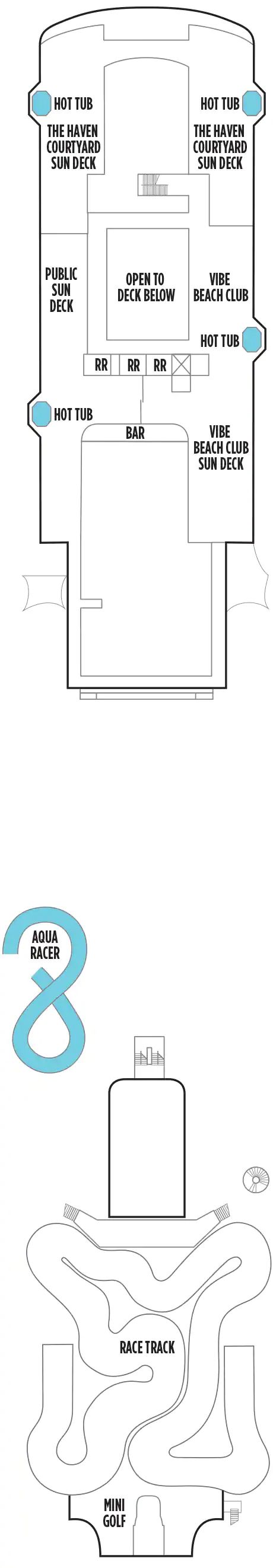 Norwegian Bliss - Norwegian Cruise Line - Deck 19 (Deck 19)