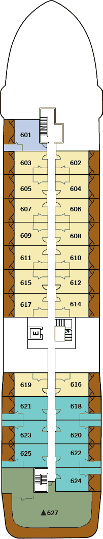 Silver Origin - Silversea - Deck 6 (Deck 6)