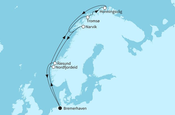 Impression zu Winter 2025/26 - Mein Schiff 3 - Winterliches Norwegen