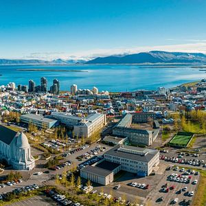 Panoramablick auf Reykjavik
