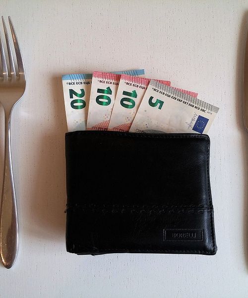 Trinkgeld Portemonnaie