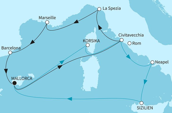 Impression zu Winter 2026/27 - Mein Schiff 4 - La Dolce Vita und Große Momente