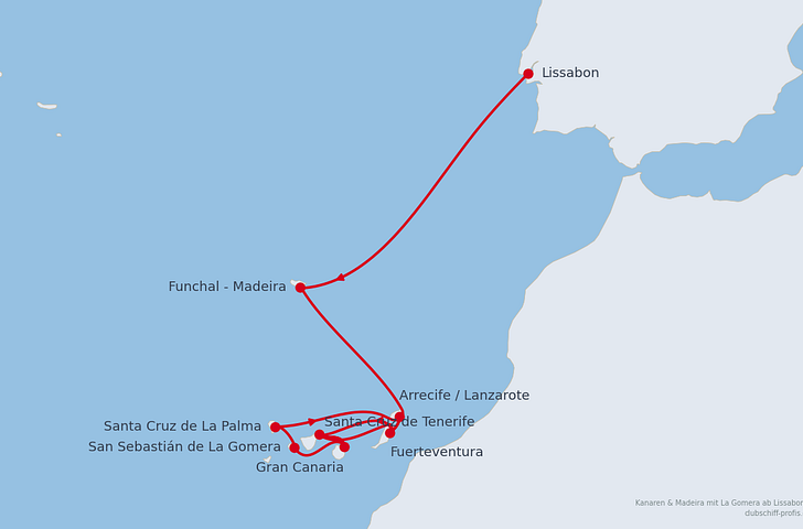 Impression zu AIDA Winter 2027/2028 - AIDAsol - Kanaren mit La Gomera ab Lissabon