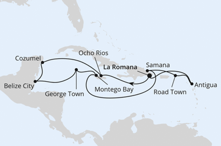 Impression zu Herzklopfen mit AIDAdiva, AIDAbella oder AIDAperla - Karibik
