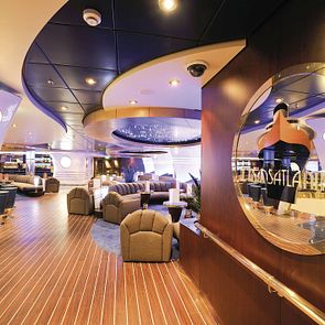 MSC Fantasia,Ship,Bar,Public areas,Il Transatlantico,Sign,Armchair,Table,Footstool,Fantasia Class