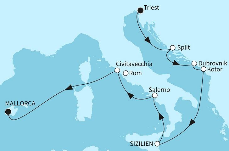Impression zu Mein Schiff Balkon Special - Mein Schiff 4 - Adriaperlen und Höhepunkte Italiens