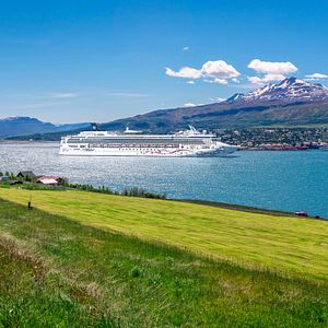 NCL NORWGIAN STAR vor Akureyri, Island