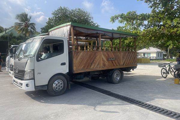 Truck auf den Seychellen