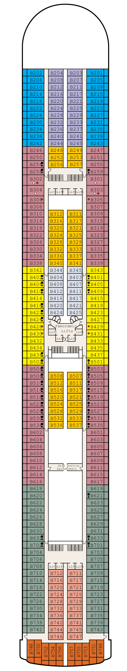 Emerald Princess - Princess Cruises - Deck 11 (Baja)