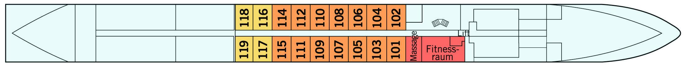 MS Amadeus Silver II - Amadeus Flusskreuzfahrten - HAYDN DECK