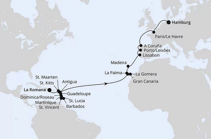 Impression zu AIDA Angebot der Woche - AIDAsol - Von der Dominikanischen Republik nach Hamburg