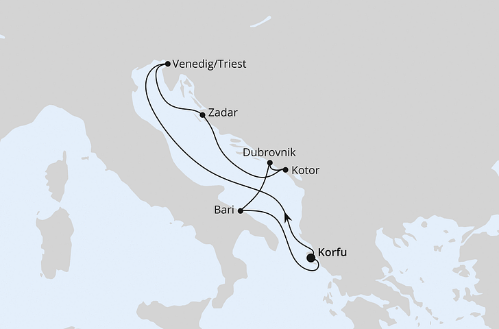 Impressionn zu AIDA Angebot der Woche - AIDAblu - Adria & Griechenland