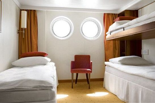 A-ROSA BRAVA - A-ROSA - 2-Bett-Außenkabine mit Zusatzbett, Kategorie S (S)