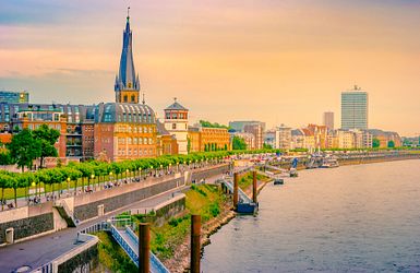 Blick auf Düsseldorf 