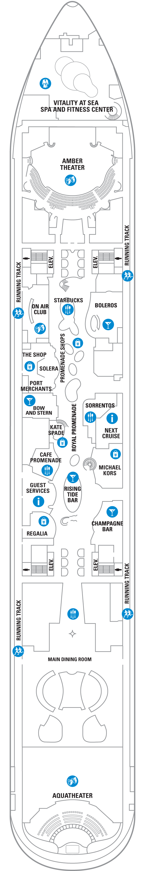 Allure of the Seas - Royal Caribbean International - Deck 5