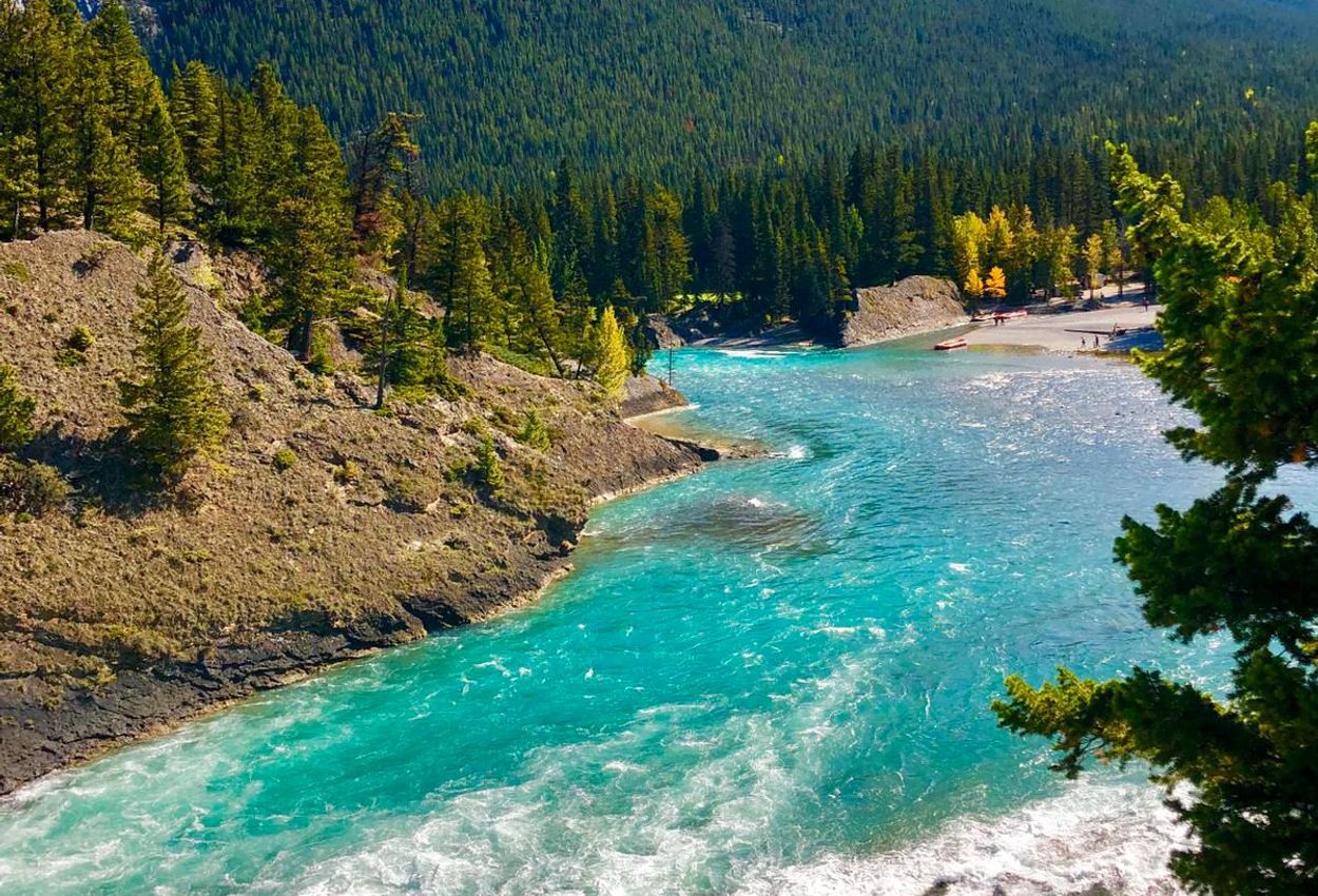 Die Bow Falls Kanada