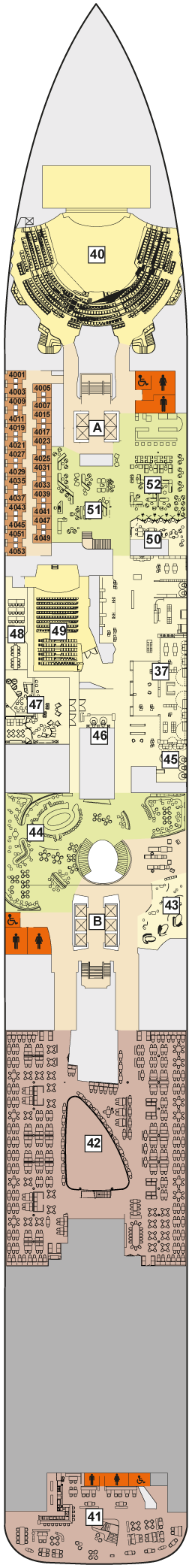 Mein Schiff 7 - TUI Cruises - Deck 4 (Seestern)