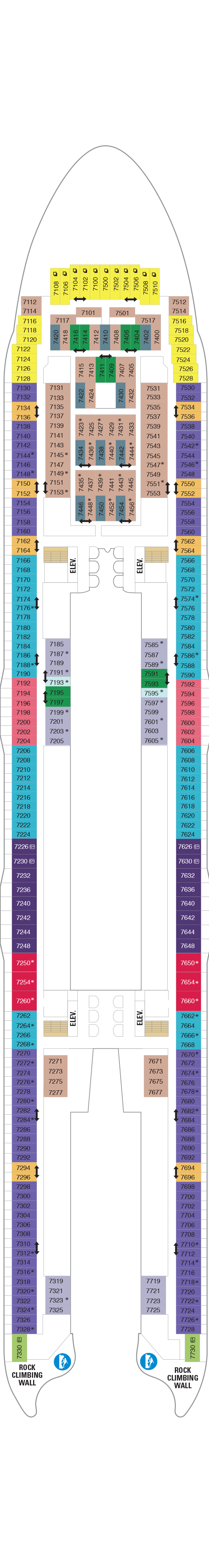 Harmony of the Seas - Royal Caribbean International - Deck 7