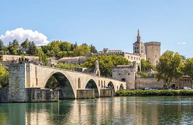 Blick auf Avignon