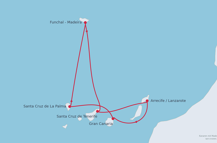 Impression zu Mein Schiff InTUItion Suiten- Mein Schiff Relax - Kanaren & Madeira