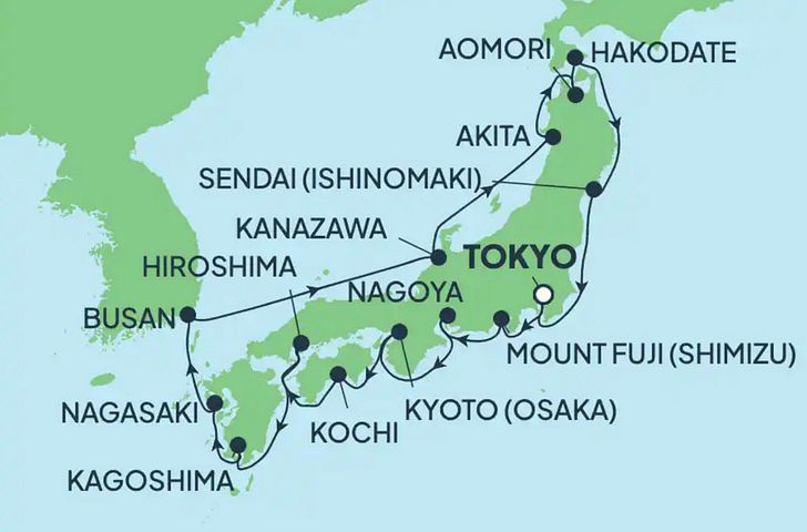 Impression zu Norwegian Cruise Line - Norwegian Jade - Japan