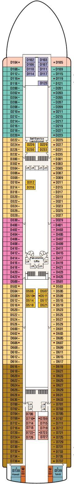 Diamond Princess - Princess Cruises - Deck 9 (Dolphin)
